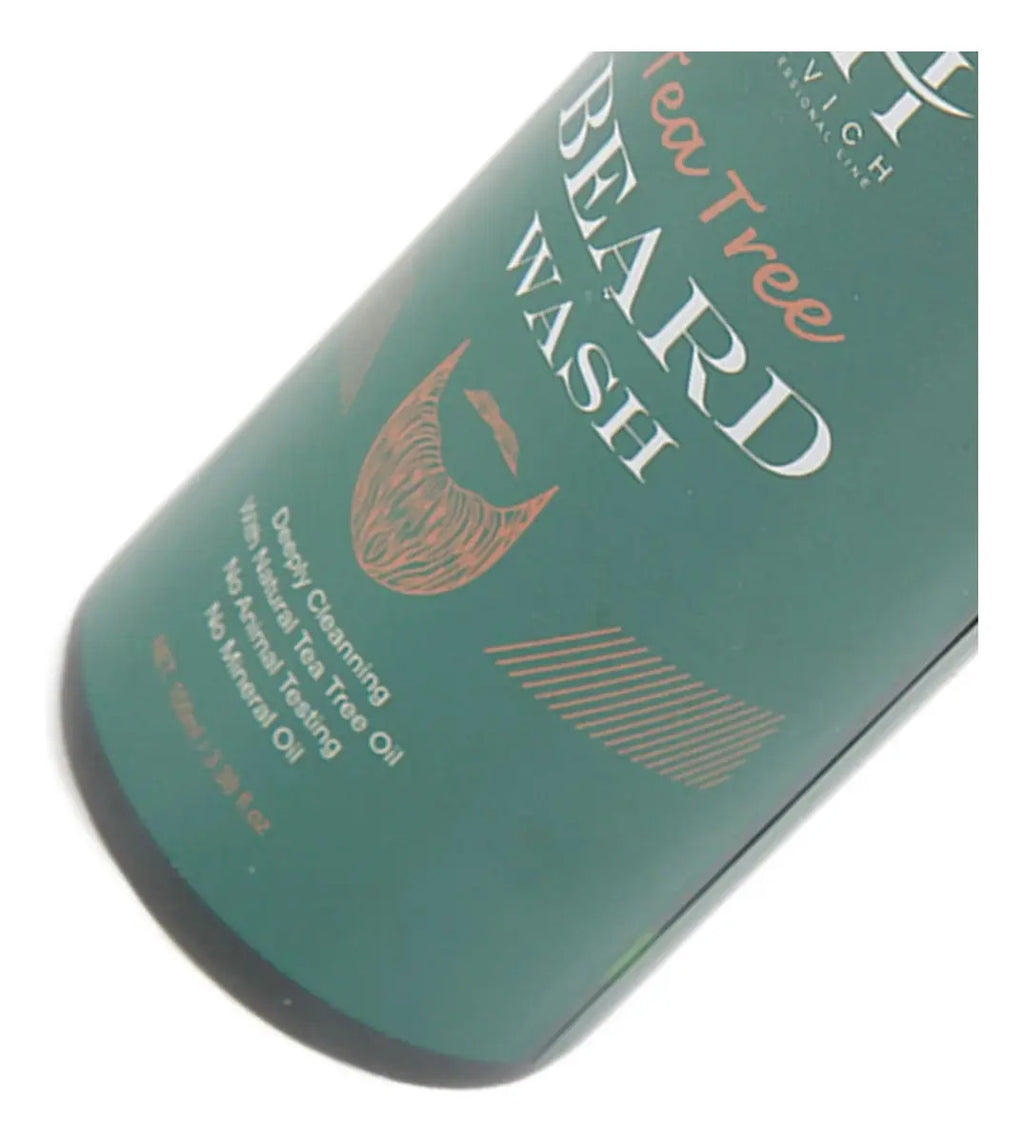 Shampoo para Barba Sevich 100ml - Con Extracto de Árbol de Té y Vitaminas