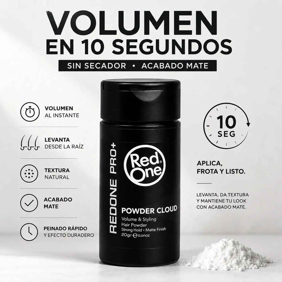 Polvo Texturizador  Cabello Hombre Acabado Mate 20g