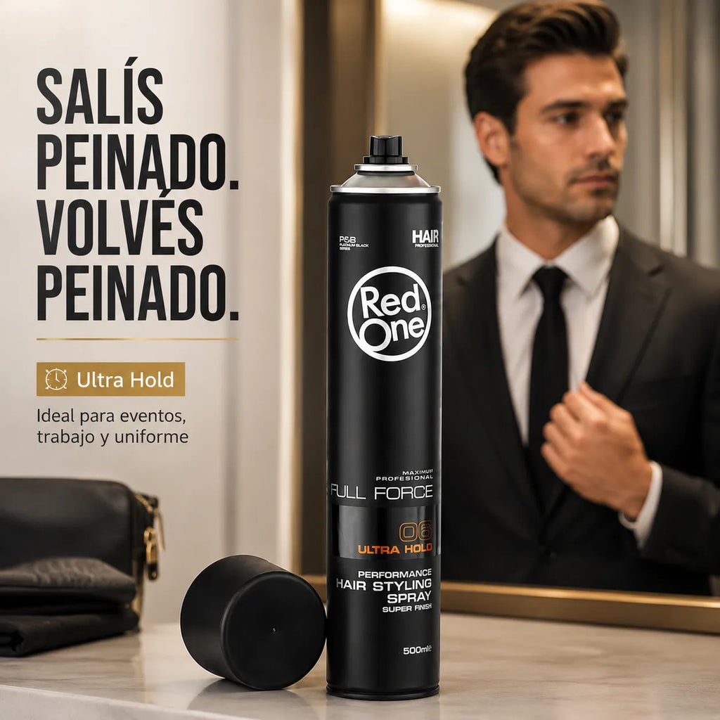 Laca Fijadora Cabello Profesional Red One Full Force