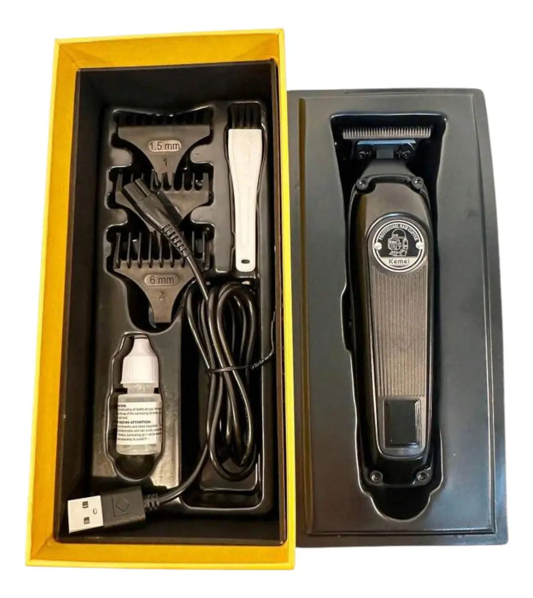 Trimmer Profesional Kemei KM-1855: Motor Brushless 7000 RPM