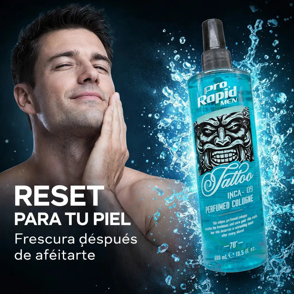 After Shave Hombre Post Afeitado 400ml Barbería Refrescante
