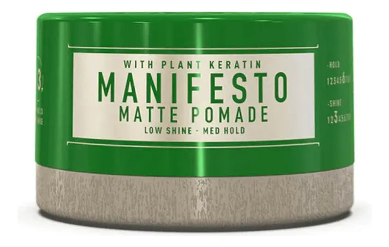 Cera Immortal Infuse Manifesto Matte Pomade - Fijación Fuerte y Acabado Mate 150ml