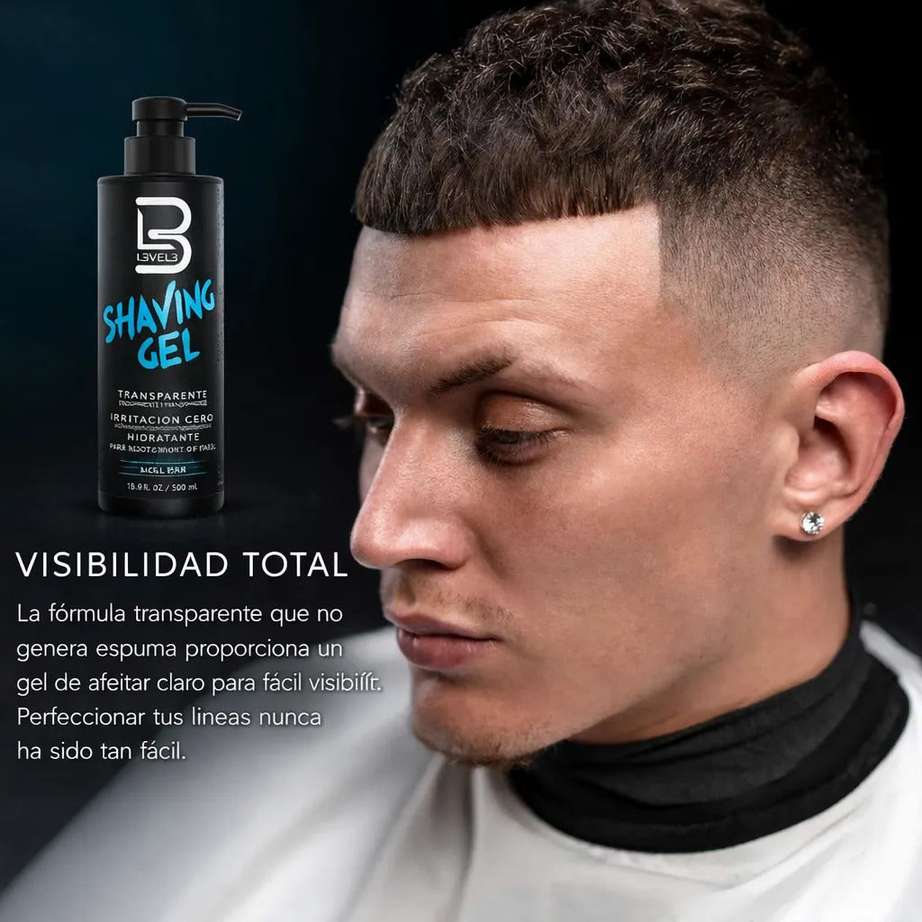 Gel De Afeitar Shaving Gel Hombre Piel Sensible Aqua 500ml