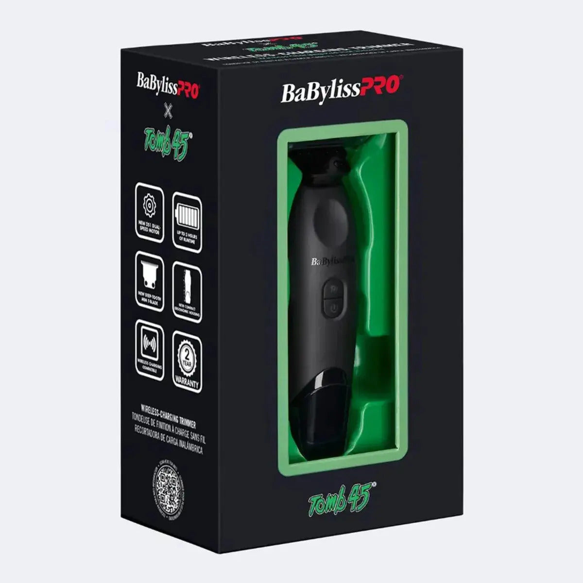 Combo BabylissPRO x Tomb45 Clipper + Trimmer + Base Inalámbrica