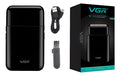 Máquina Rasuradora Inalámbrica VGR V-390 Negra Profesional Recargable