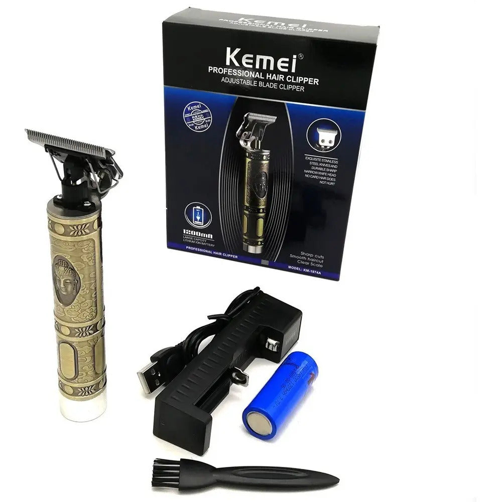Trimmer Profesional Kemei KM-1974A Buddha: Perfiladora Inalámbrica de Precisión