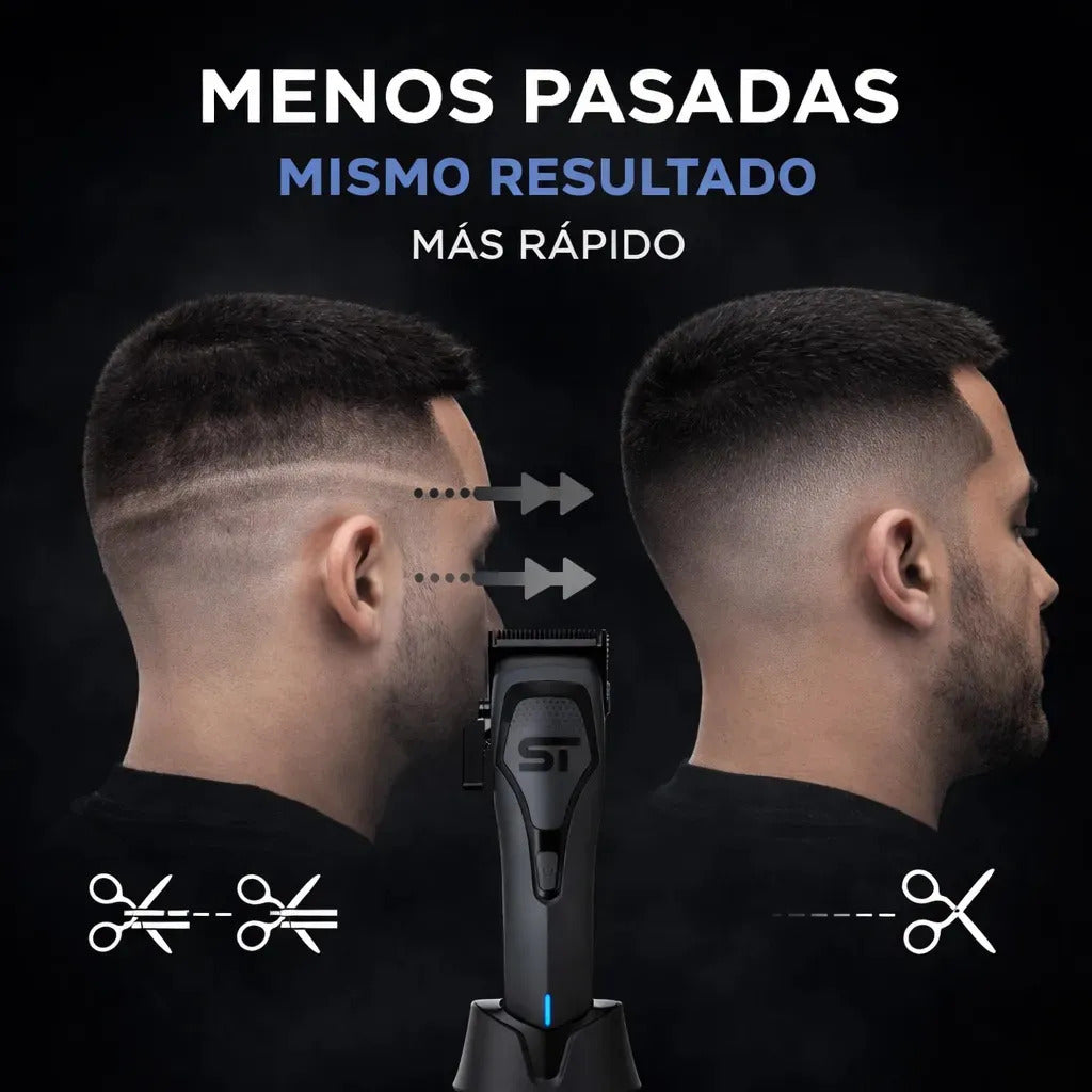 Maquina Clipper Profesional Supreme Trimmer Black Alta Poten