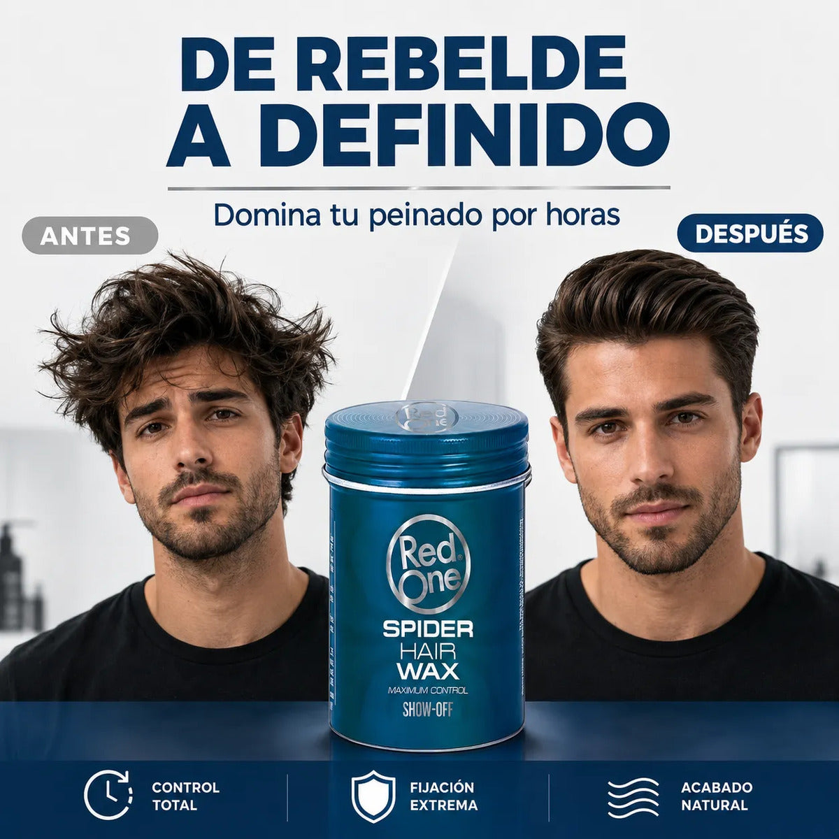 Cera Fijador Peinado Red One Maximum Control Look 100ml
