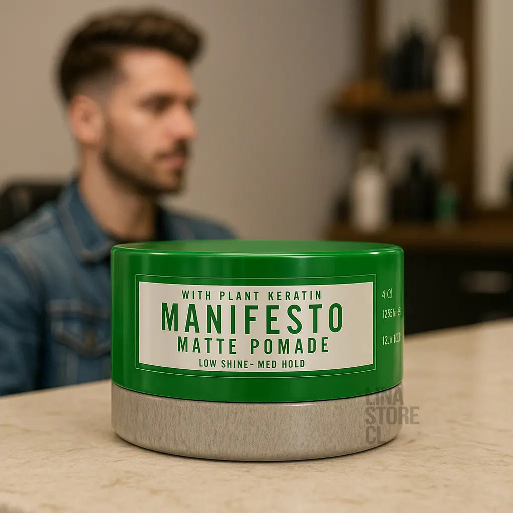 Cera Immortal Infuse Manifesto Matte Pomade - Fijación Fuerte y Acabado Mate 150ml