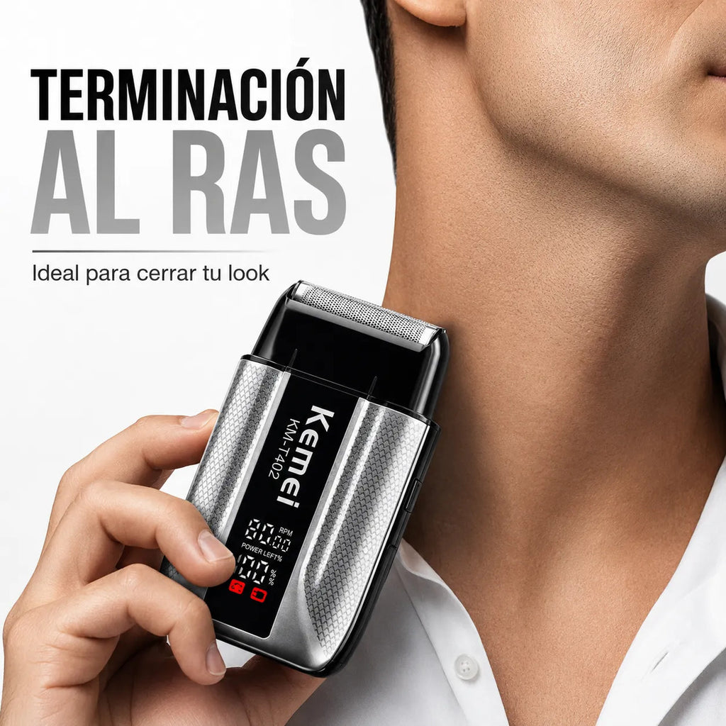 Máquina Cortar Pelo Kemei Kit Barbería  3 En 1 Hoja Dlc Km 4