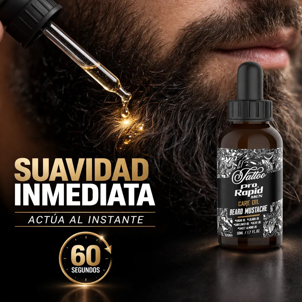 Aceite Para Barba Bigote Hidratante Argan Prorapid 50ml