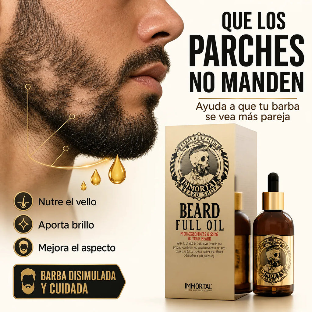 Aceite  Barba Immortal Nyc Nutre Y Suaviza 50ml