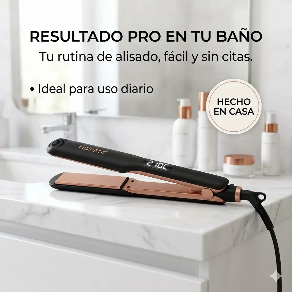 Plancha Alisadora Profesional Acabado Pulido Iron 8671