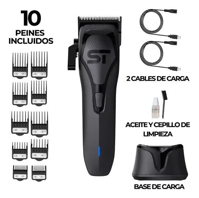 Maquina Clipper Profesional Supreme Trimmer Black Alta Poten