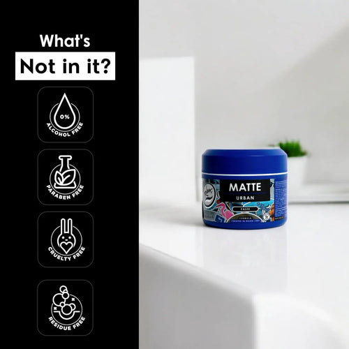 Cera Mate Rolda Urban Matte Hair Paste - Fijación Media y Volumen 100g