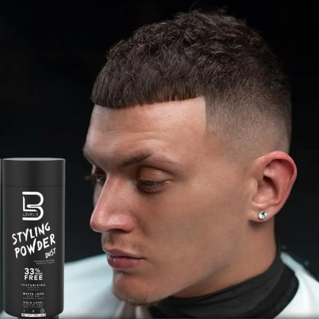 Polvo Texturizador Level 3 Negro - Fijación Fuerte y Volumen Extremo 30g