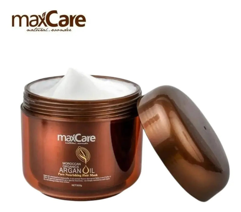 Kit de Cuidado Capilar Max Care Argan Oil - Shampoo + Acondicionador + Crema