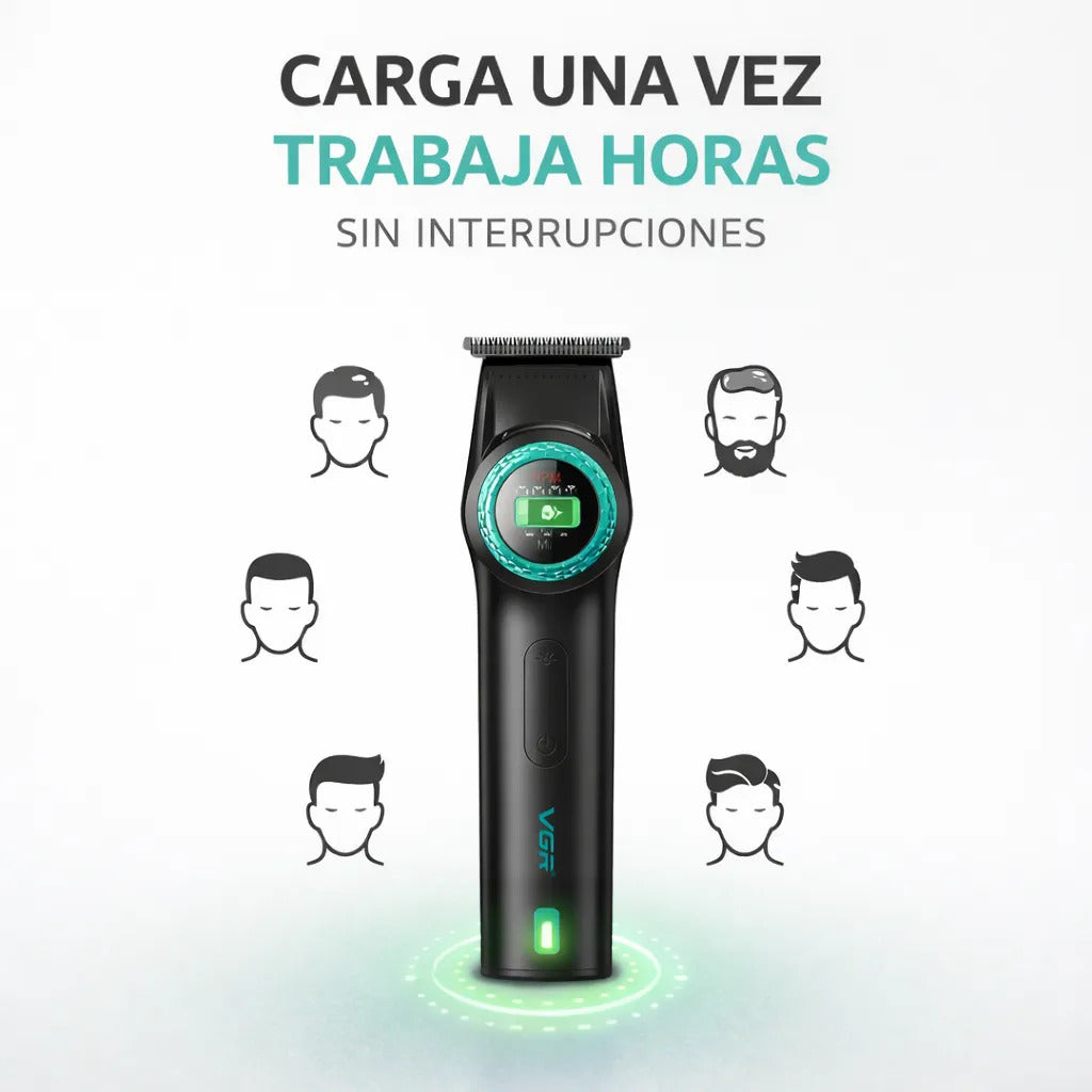 Cortadora De Pelo Profesional VGR 977 Alta Duración Batería 2500mah