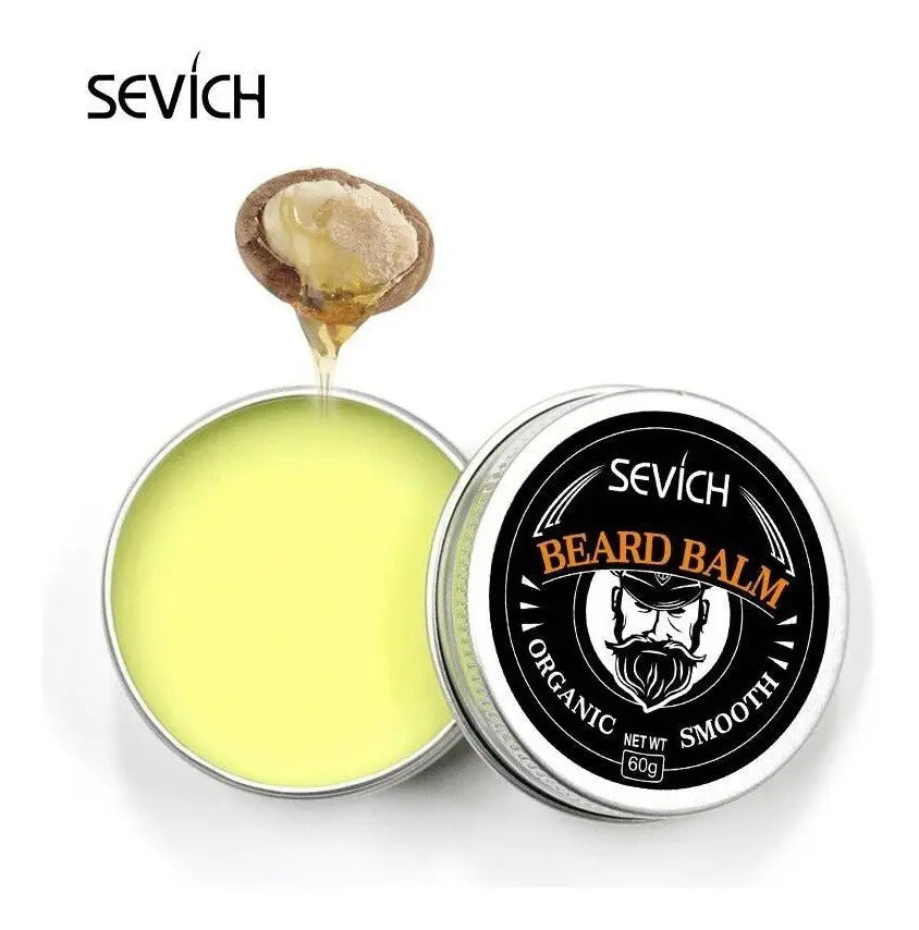 Kit de Cuidado de Barba Sevich: Shampoo + Aceite Hidratante + Bálsamo