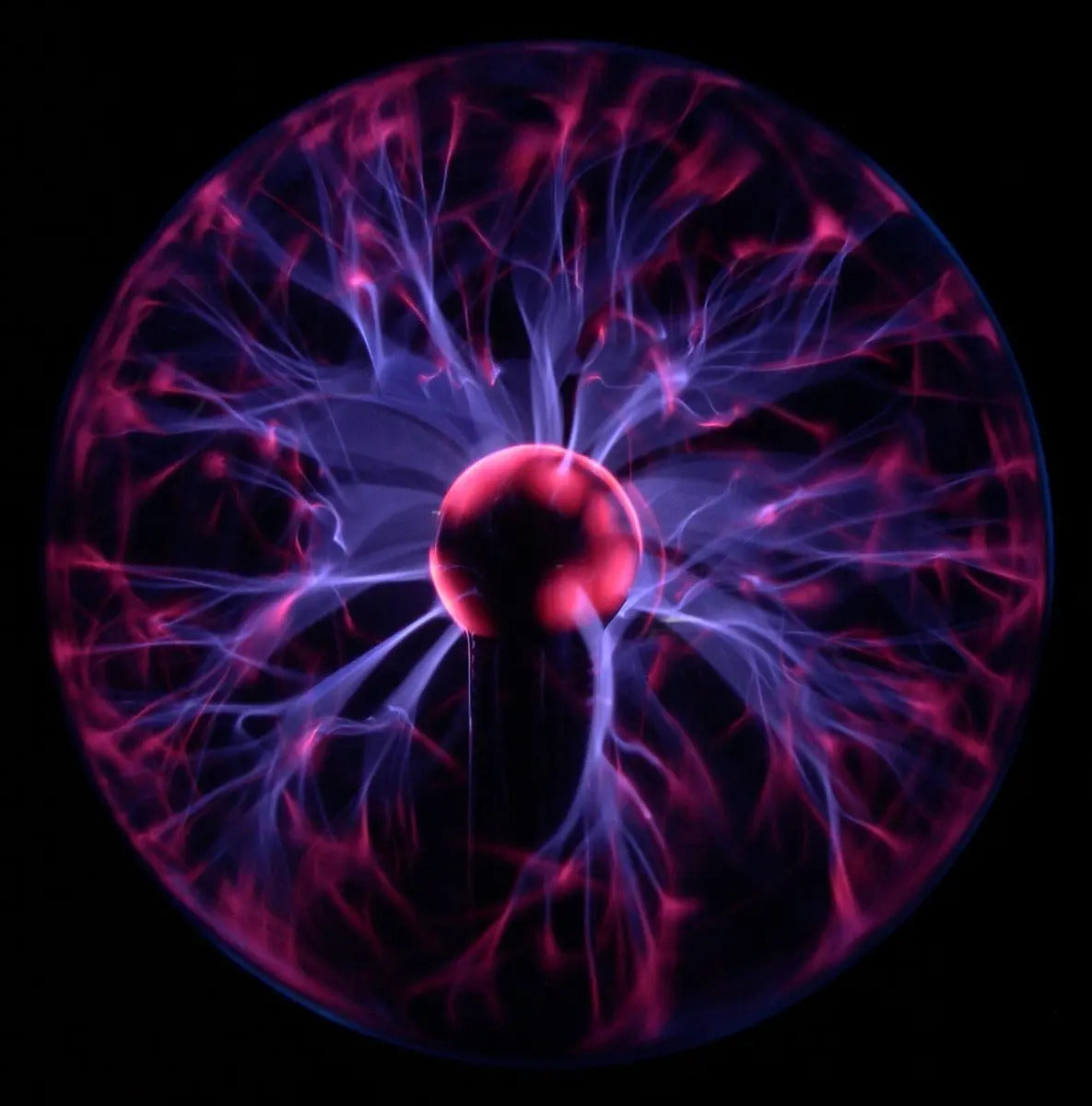 Lámpara de Plasma Grande - Esfera de Luz Decorativa para Barbería y Hogar
