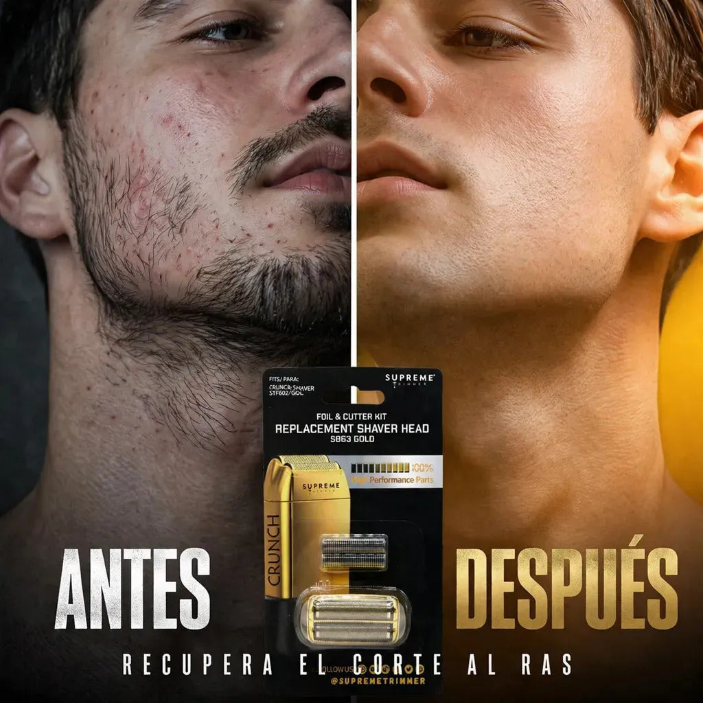 Repuesto Shaver Crunch Supreme Profesional Maquina Nueva
