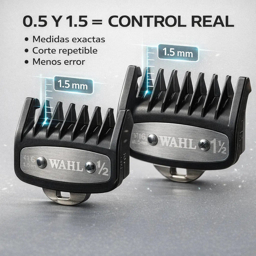 Peines Intermedios 0.5-1.5 Wahl Origina Precisión Constante