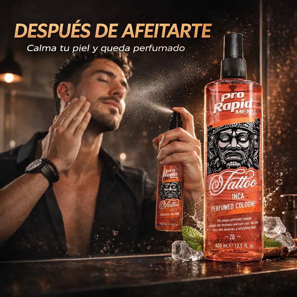 After Shave Pro Rapid Para Hombre Aroma Tipo Perfume 400ml