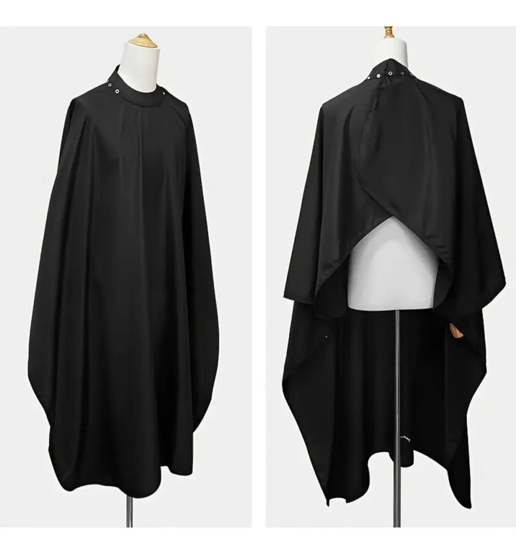 Capa de Barbero Profesional con Cuello de Silicona Antifiltración - 150x140 cm