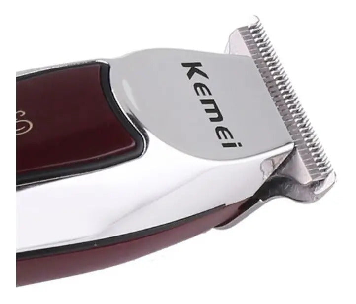 Trimmer Profesional Kemei KM-9163: Patillera Inalámbrica de Alta Precisión