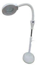 Lámpara de Pedestal con Lupa y Luz LED Profesional - Altura 1.55m