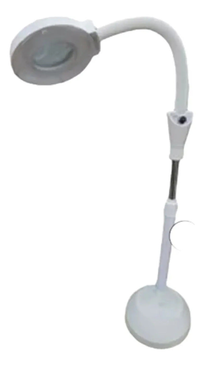 Lámpara de Pedestal con Lupa y Luz LED Profesional - Altura 1.55m