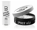 Kit Level 3: Polvo Texturizador Negro + Cera Spider Wax - Volumen y Fijación