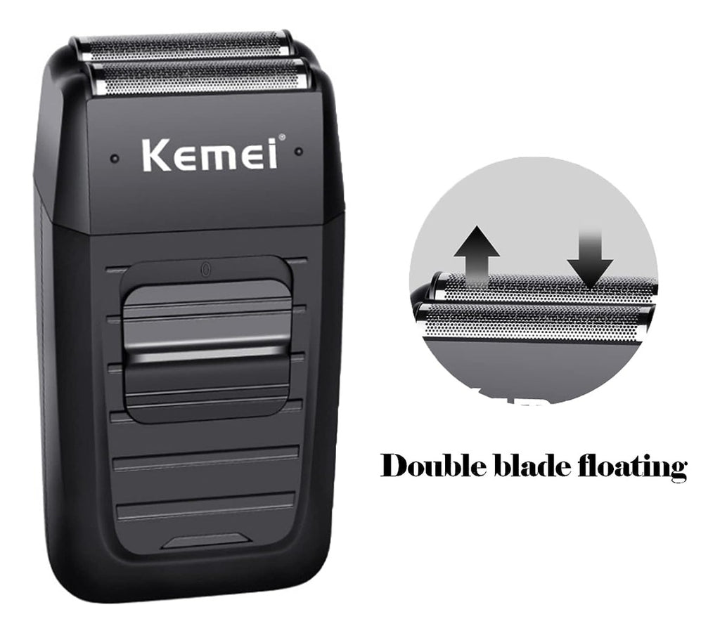 Pack Inicial Barbería Kemei: Clipper 1990 + Shaver 1102 + Trimmer Buddha 1974-A
