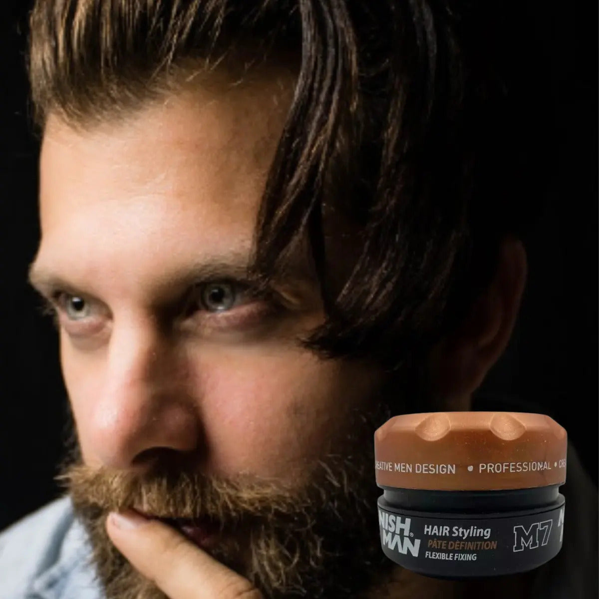 Cera Nishman M7 Defining Paste 100ml - Fijación Flexible y Acabado Mate Natural