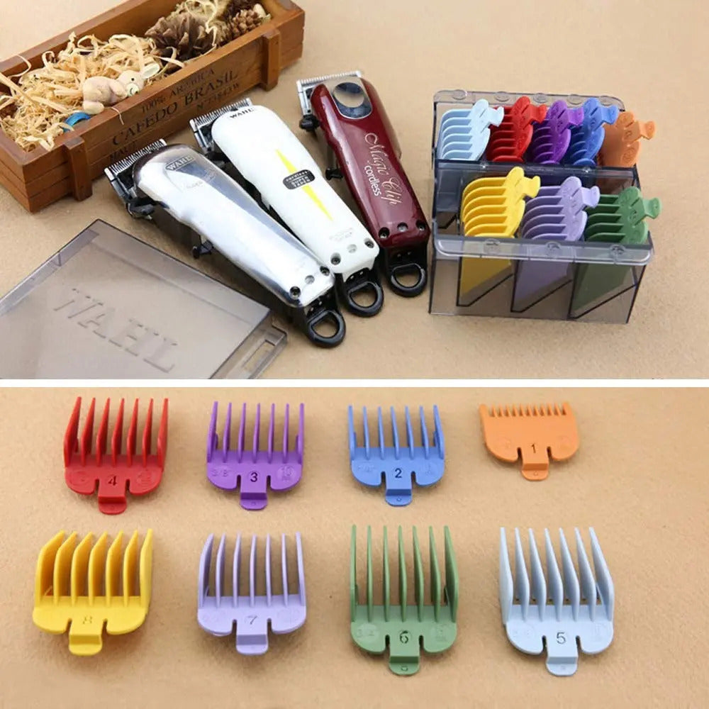 Set de 8 Peines Guías Profesionales para Clipper con Base Organizadora