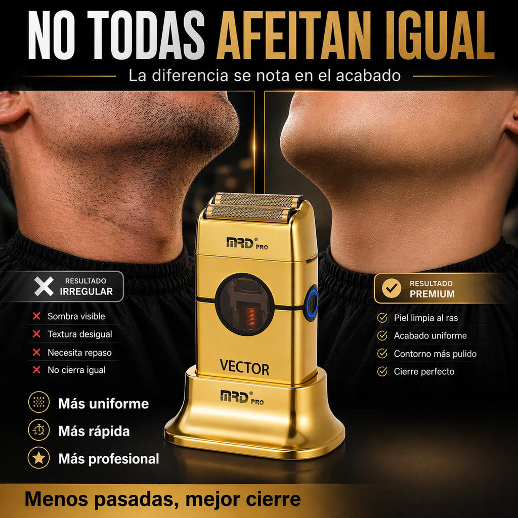 Maquina De Cortar Pelo Mrd Shaver Profesional 13.000rpm Gold