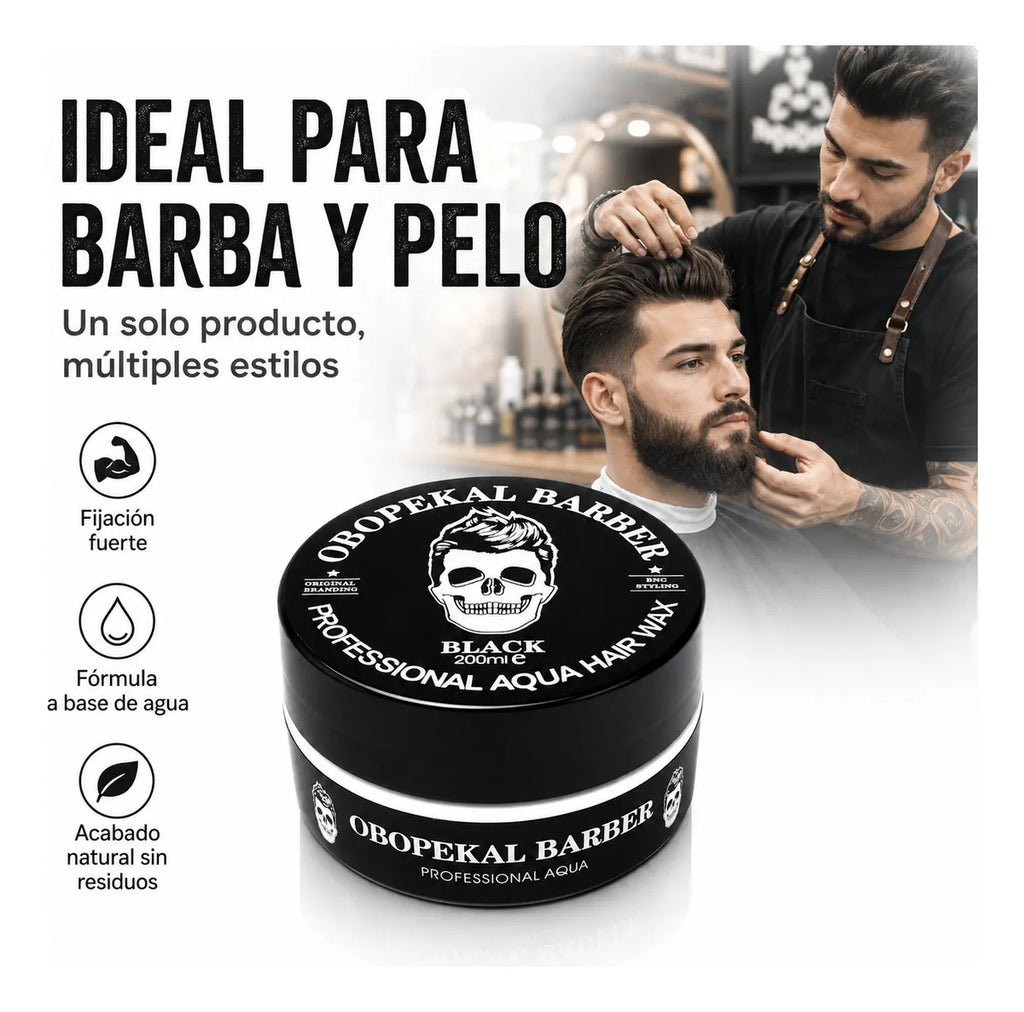 Cera Obopekal Para Barba Cabello Gel Pomada Capilar Barbería