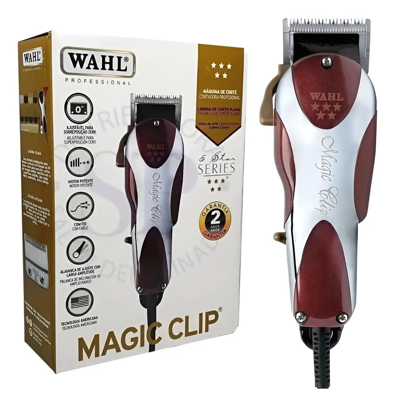 Máquina de Corte Profesional Wahl Magic Clip 5 Star | Cortapelo con Cable V5000