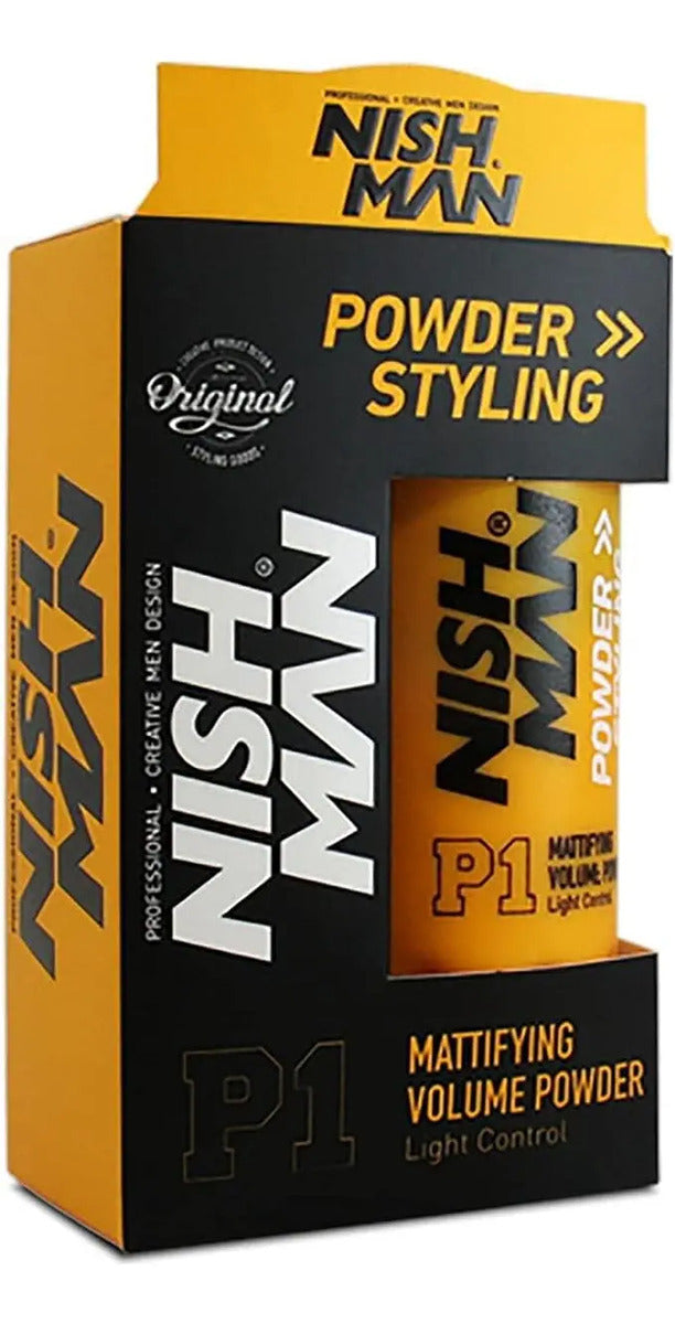 Polvo Texturizador Nishman P1 Volume Powder - Efecto Mate y Volumen Natural 20g