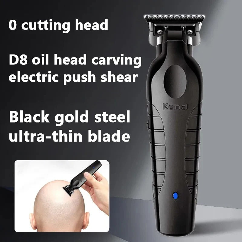 Set Kemei Profesional: Afeitadora Shaver KM-1102 + Patillera Perfiladora KM-2299