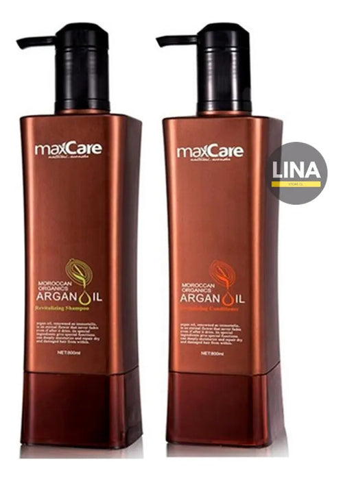 Combo Max Care Argan Premium - Shampoo, Acondicionador y Crema Hidratante