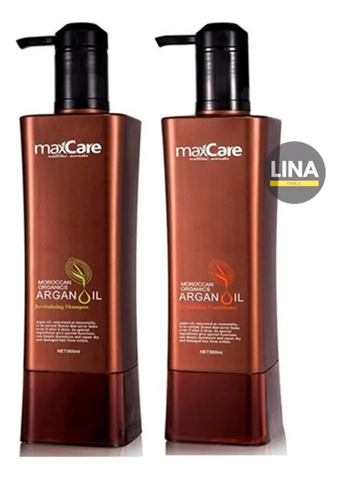 Combo Max Care Argan Premium - Shampoo, Acondicionador y Crema Hidratante