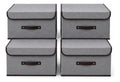 Cajas Organizadoras Plegables Pack 4 Closet Ropa Accesorios