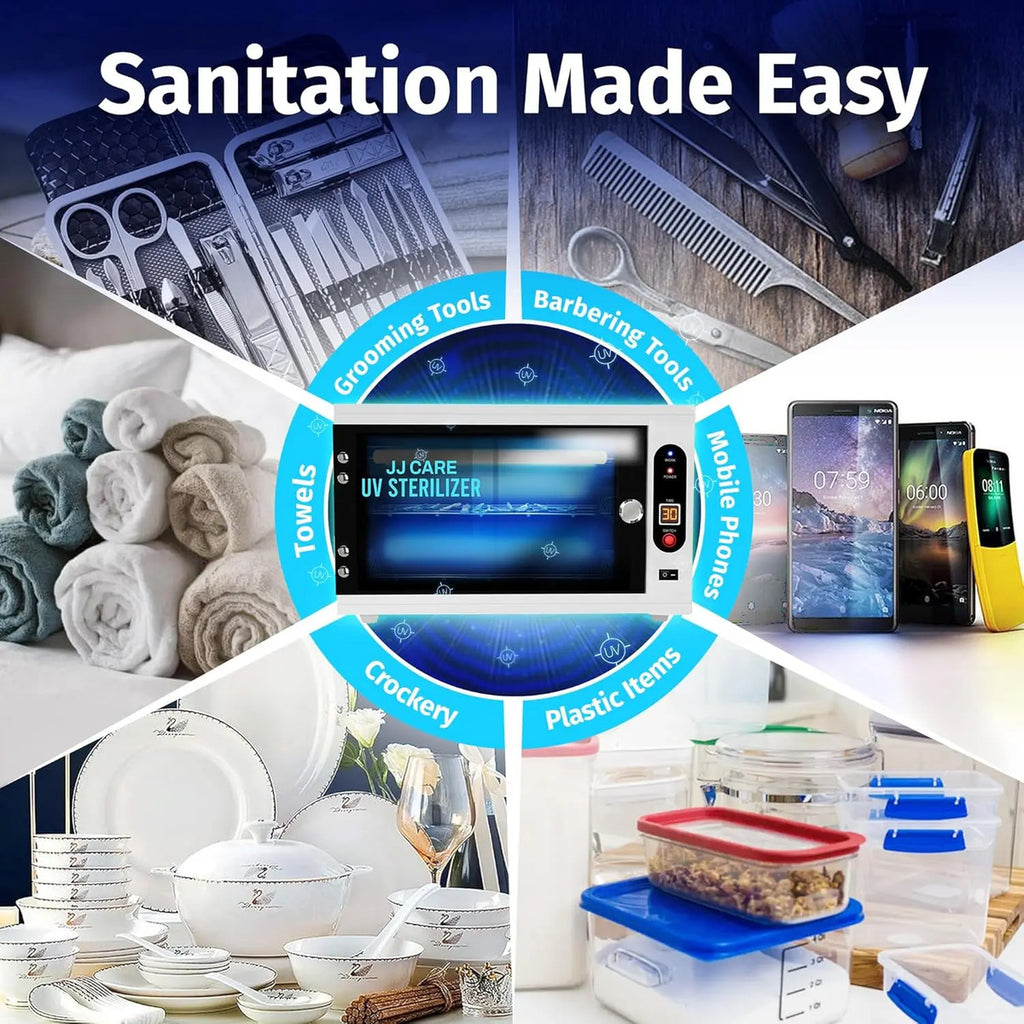 Esterilizador UV Profesional de 8 Litros - Sanitizador de Herramientas de Barbería
