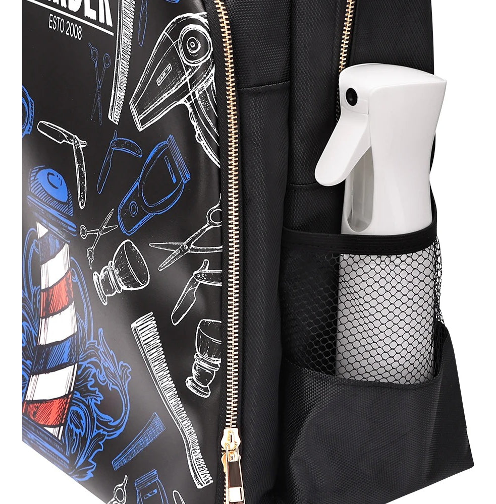 Mochila Organizadora de Barbero Profesional | Bolso Porta Herramientas Negro