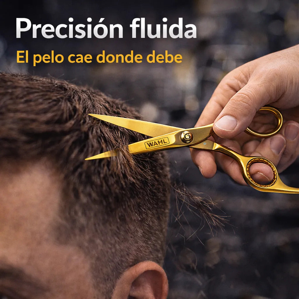 Tijera Profesional 6.5 Corte Pelo Suave Filo Navaja Wahl