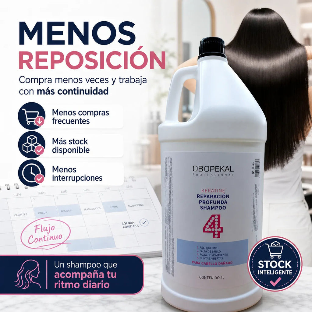 Shampoo Reparación Profunda 4l Cabello Dañado