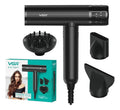 Secador de Pelo Profesional VGR V-427 Iónico Motor BLDC + Difusor y Boquillas