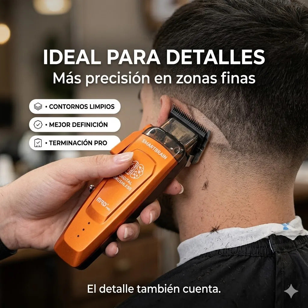 Maquina De Cortar Pelo Mrd Pro Orange Smart Brain Hc-90-4