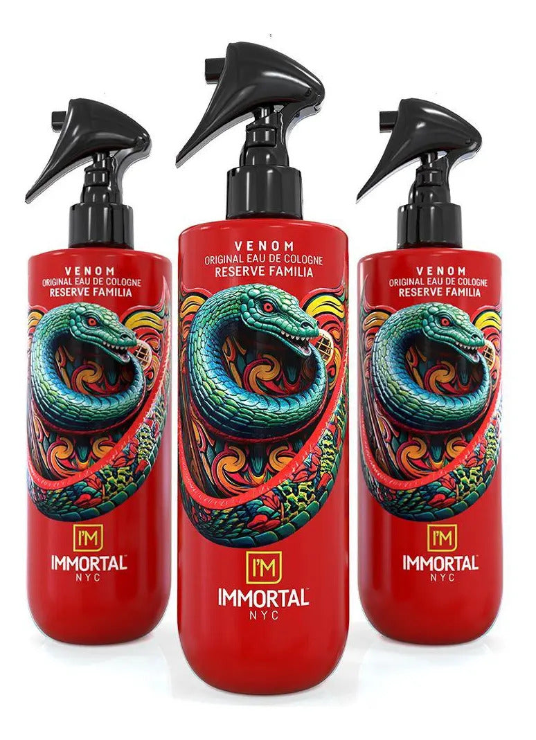After Shave Immortal Venom Spray Premium - Loción Post Afeitado 500ml